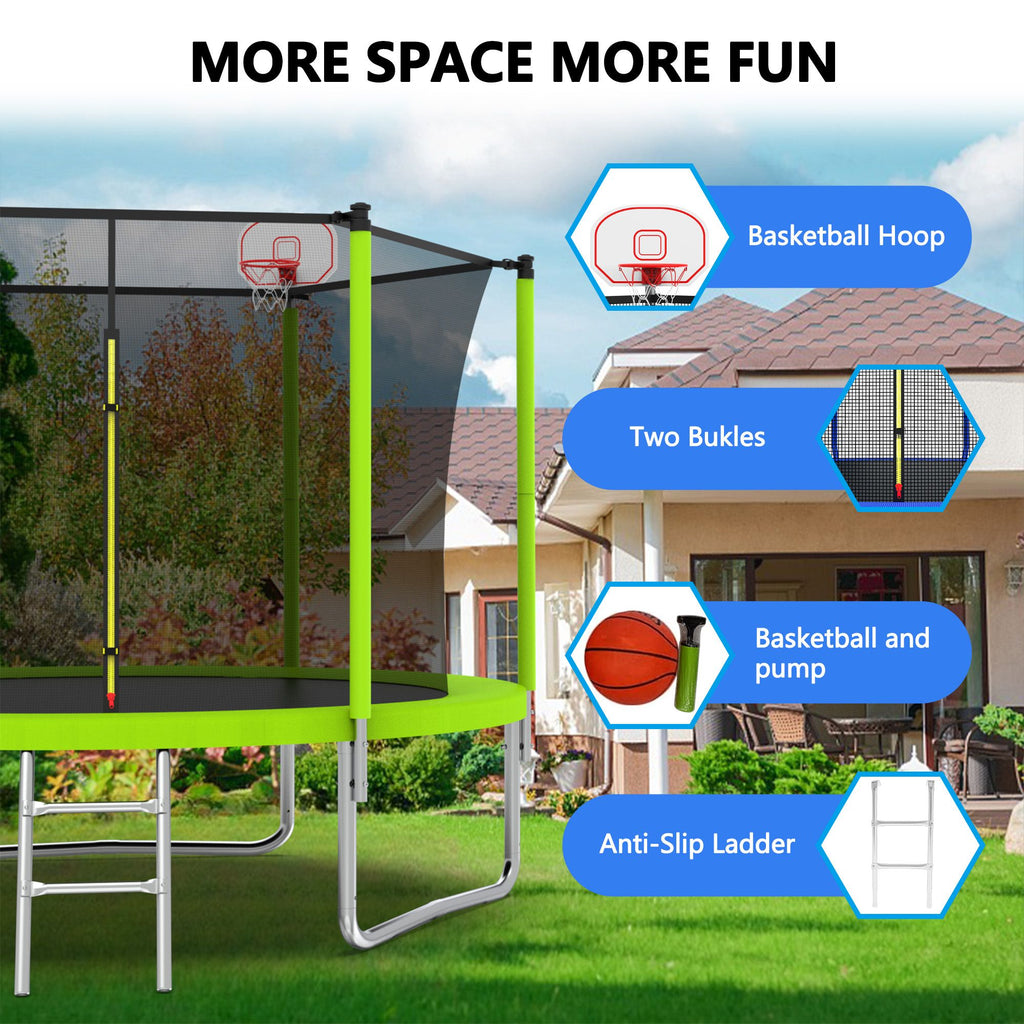 Yeah Depot - 8FT TRAMPOLINE Green