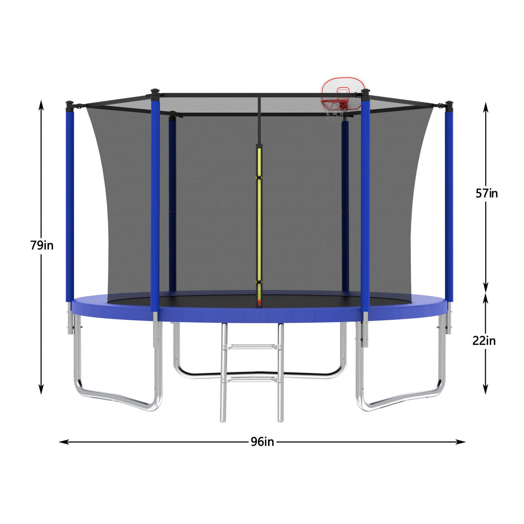 Yeah Depot - 8FT TRAMPOLINE Blue