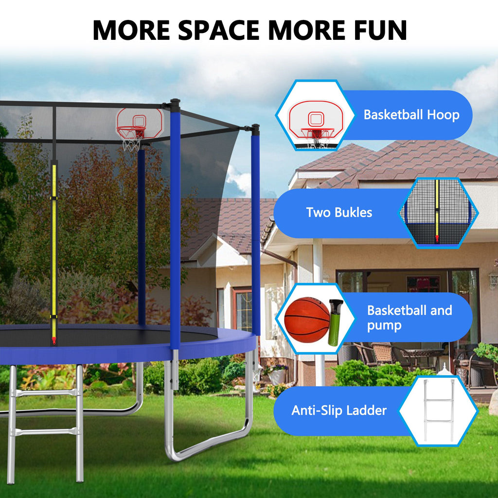 Yeah Depot - 8FT TRAMPOLINE Blue