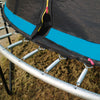 Yeah Depot - YC 12FT Recreational Trampolines with Enclosure for Kids and Adults with Patented Fiberglass Poles - Pumpkin Blue