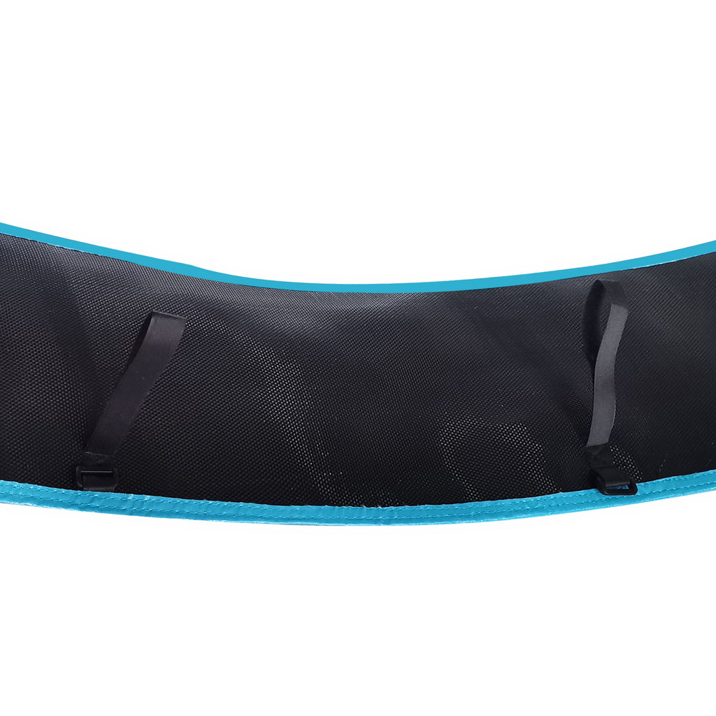 Yeah Depot - YC 14FT Recreational Trampolines with Enclosure for Kids and Adults with Patented Fiberglass Curved Poles Pumpkin-Blue