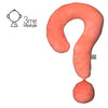 Smilegive - 3me Lifestyle Portable Question Mark Pillow Memory Foam Travel Neck Pillows Ergonomic Neck Support Cushion For Sleeping Rest On Airplane Car Train And At Office And Home Use