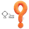 Smilegive - 3me Lifestyle Portable Question Mark Pillow Memory Foam Travel Neck Pillows Ergonomic Neck Support Cushion For Sleeping Rest On Airplane Car Train And At Office And Home Use