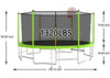 Yeah Depot - 16FT Big Trampoline Green
