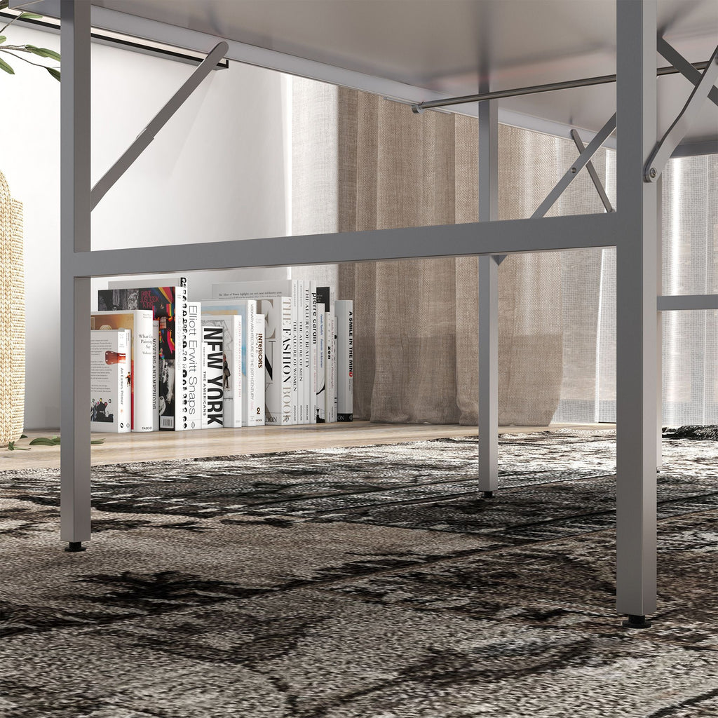 Yeah Depot - Soozier Mini Ping Pong Table Set for Outdoor and Indoor, Foldable Table Tennis Table with Net, 2 Paddles, 3 Balls, Adjustable Feet, Easy Assembly, Blue