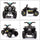 Yeah Depot - Aosom 6V Kids ATV 4-Wheeler Ride on Car, Electric Motorized Quad Battery Powered Vehicle with Forward/Reverse Switch for 18-36 Months Old Toddlers, Black