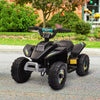 Yeah Depot - Aosom 6V Kids ATV 4-Wheeler Ride on Car, Electric Motorized Quad Battery Powered Vehicle with Forward/Reverse Switch for 18-36 Months Old Toddlers, Black