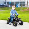 Yeah Depot - Aosom 6V Kids ATV 4-Wheeler Ride on Car, Electric Motorized Quad Battery Powered Vehicle with Forward/Reverse Switch for 18-36 Months Old Toddlers, Black