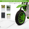 Yeah Depot - Aosom 12V Kids Motorcycle Dirt Bike Electric Battery-Powered Ride-On Toy Off-road Street Bike with Charging Battery, Training Wheels Green