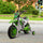 Yeah Depot - Aosom 12V Kids Motorcycle Dirt Bike Electric Battery-Powered Ride-On Toy Off-road Street Bike with Charging Battery, Training Wheels Green