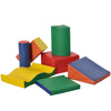 Yeah Depot - Soozier 7 Piece Soft Play Blocks Kids Climb and Crawl Gym Toy Foam Building and Stacking Blocks Non-Toxic Learning Play Set Educational Software Activity Toy Brick Baby Soft Climbing Block