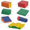 Yeah Depot - Soozier 7 Piece Soft Play Blocks Kids Climb and Crawl Gym Toy Foam Building and Stacking Blocks Non-Toxic Learning Play Set Educational Software Activity Toy Brick Baby Soft Climbing Block