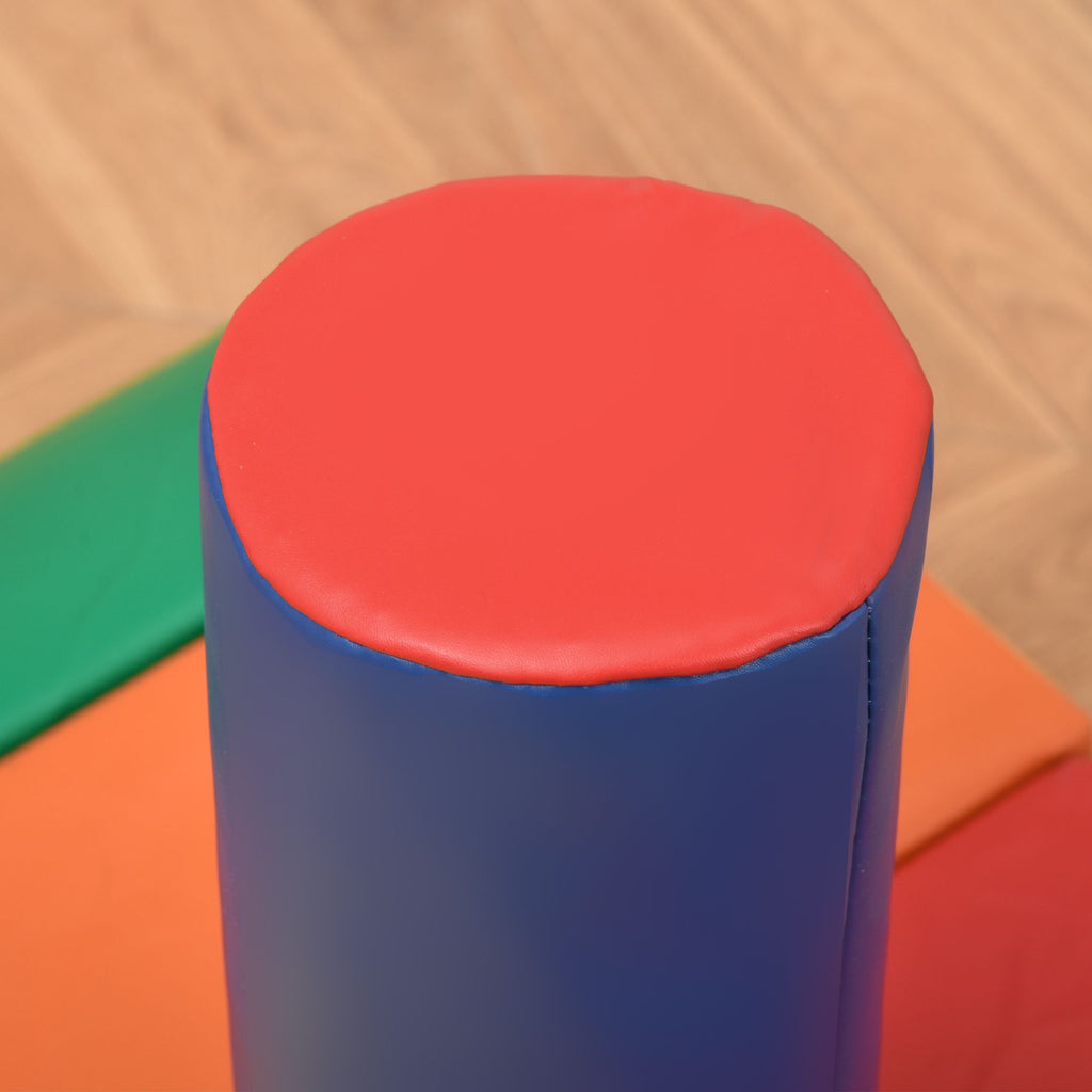Yeah Depot - Soozier 7 Piece Soft Play Blocks Kids Climb and Crawl Gym Toy Foam Building and Stacking Blocks Non-Toxic Learning Play Set Educational Software Activity Toy Brick Baby Soft Climbing Block