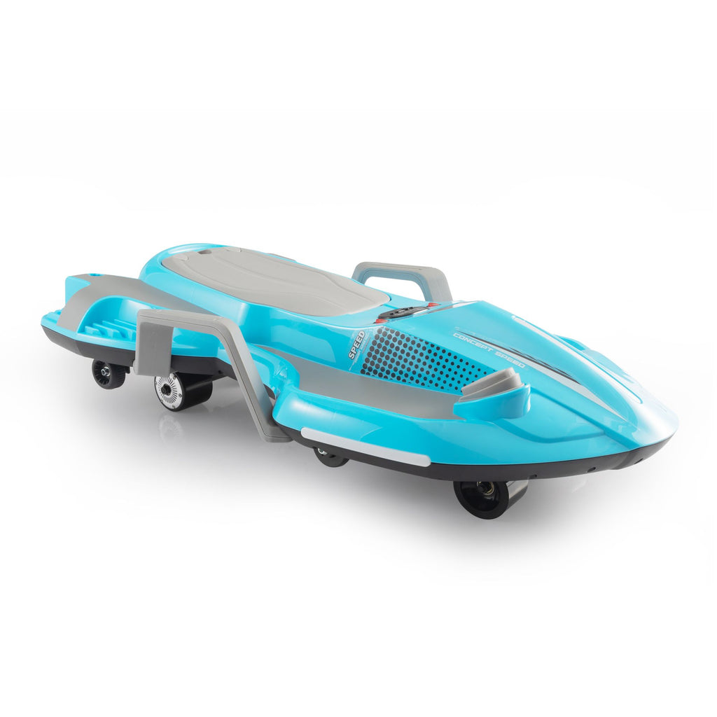 Yeah Depot - Electric Kids Racing Car with Music and Lights, Blue