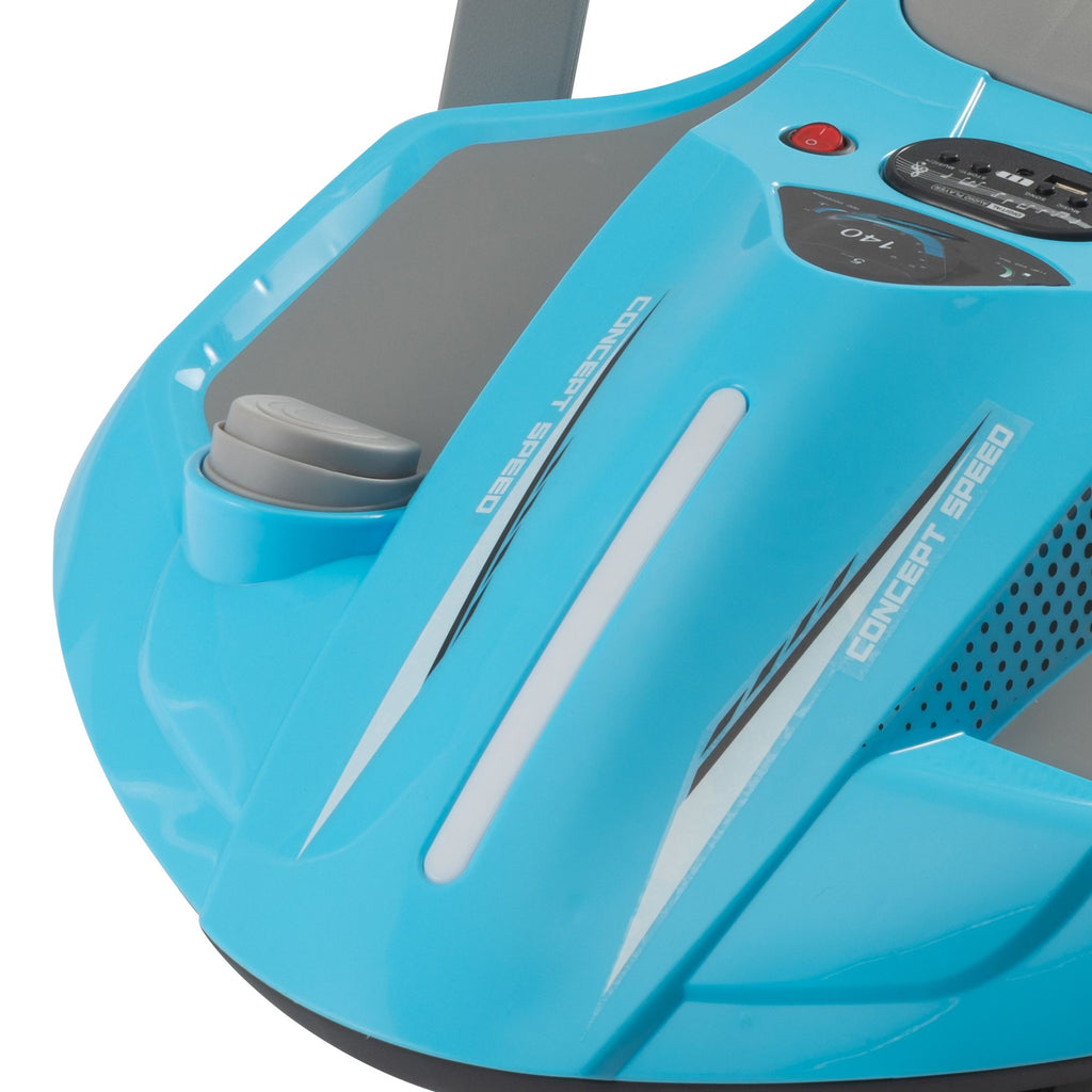 Yeah Depot - Electric Kids Racing Car with Music and Lights, Blue