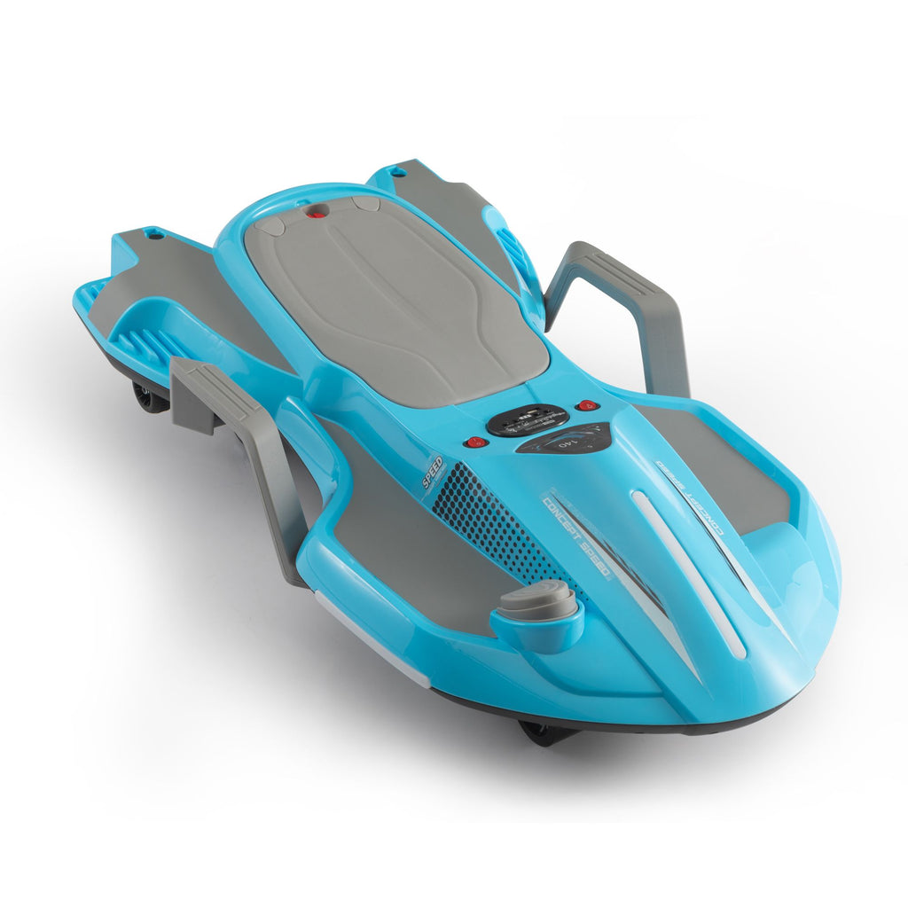 Yeah Depot - Electric Kids Racing Car with Music and Lights, Blue