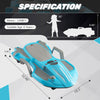 Yeah Depot - Electric Kids Racing Car with Music and Lights, Blue