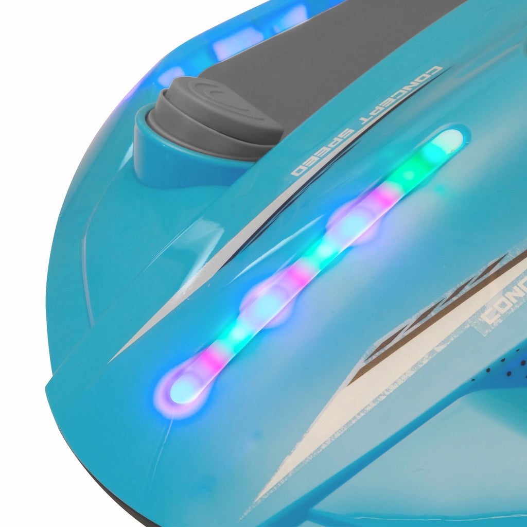 Yeah Depot - Electric Kids Racing Car with Music and Lights, Blue