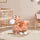 Yeah Depot - Qaba Kids Plush Rocking Horse Giraffe Style Themed Ride-On Chair Toy With Sound Brown