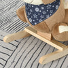 Yeah Depot - Qaba Baby Rocking Horse with Lullaby, Riding Horse, Bear Themed Plush Animal Rocker with Pedals for Ages 18-36 Months