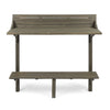 Yeah Depot - Outdoor Acacia Wood Balcony Bar Table, Gray Finish