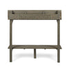 Yeah Depot - Outdoor Acacia Wood Balcony Bar Table, Gray Finish