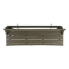 Yeah Depot - Outdoor Acacia Wood Balcony Bar Table, Gray Finish