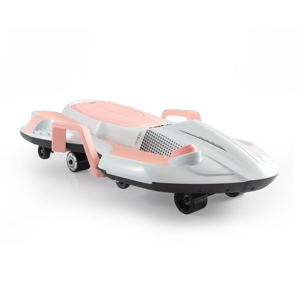Yeah Depot - Electric Kids Racing Car with Music and Lights, Pink