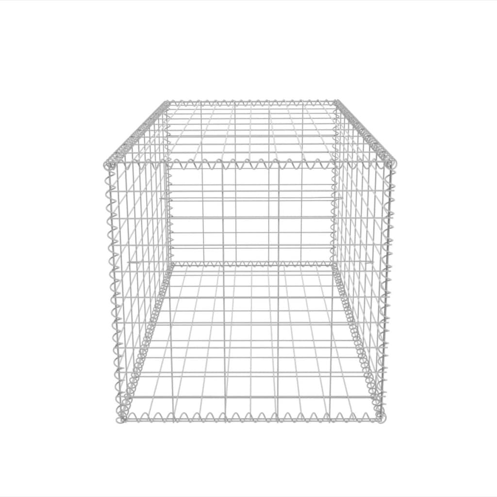 Home Life Boutique - Gabion Basket Galvanized Steel 39.4''x19.7''x19.7''