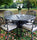 Yeah Depot - Outdoor Patio Aluminum 48'' Round Dining Table, Dessert Night