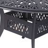 Yeah Depot - Outdoor Patio Aluminum 48'' Round Dining Table, Dessert Night