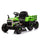 Yeah Depot - Ride on Tractor with Trailer,24V Battery Powered Electric Tractor Toy, 200w*2motor 1.86-4.97MPH/Remote Control,electric car for kids,Three speed adjustable,USB,MP3 ,Bluetooth,LED light, safety belt.
