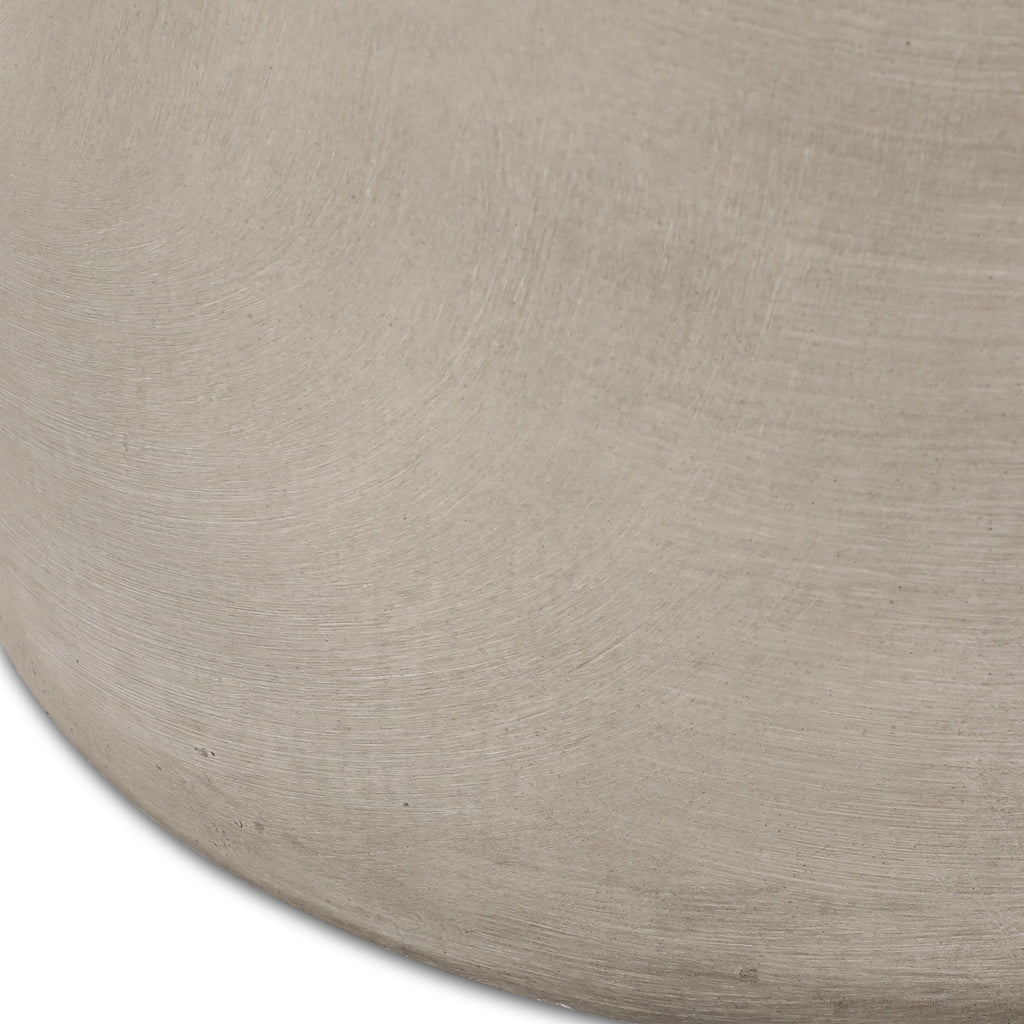 Yeah Depot - Outdoor LightWeight Concrete Side Table,Light Gray