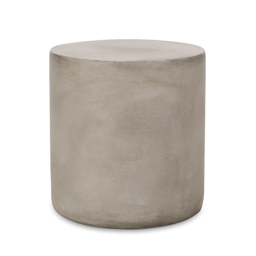 Yeah Depot - Outdoor LightWeight Concrete Side Table,Light Gray