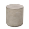 Yeah Depot - Outdoor LightWeight Concrete Side Table,Light Gray