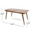Yeah Depot - Outdoor 69'' Solid Wood Dining Table