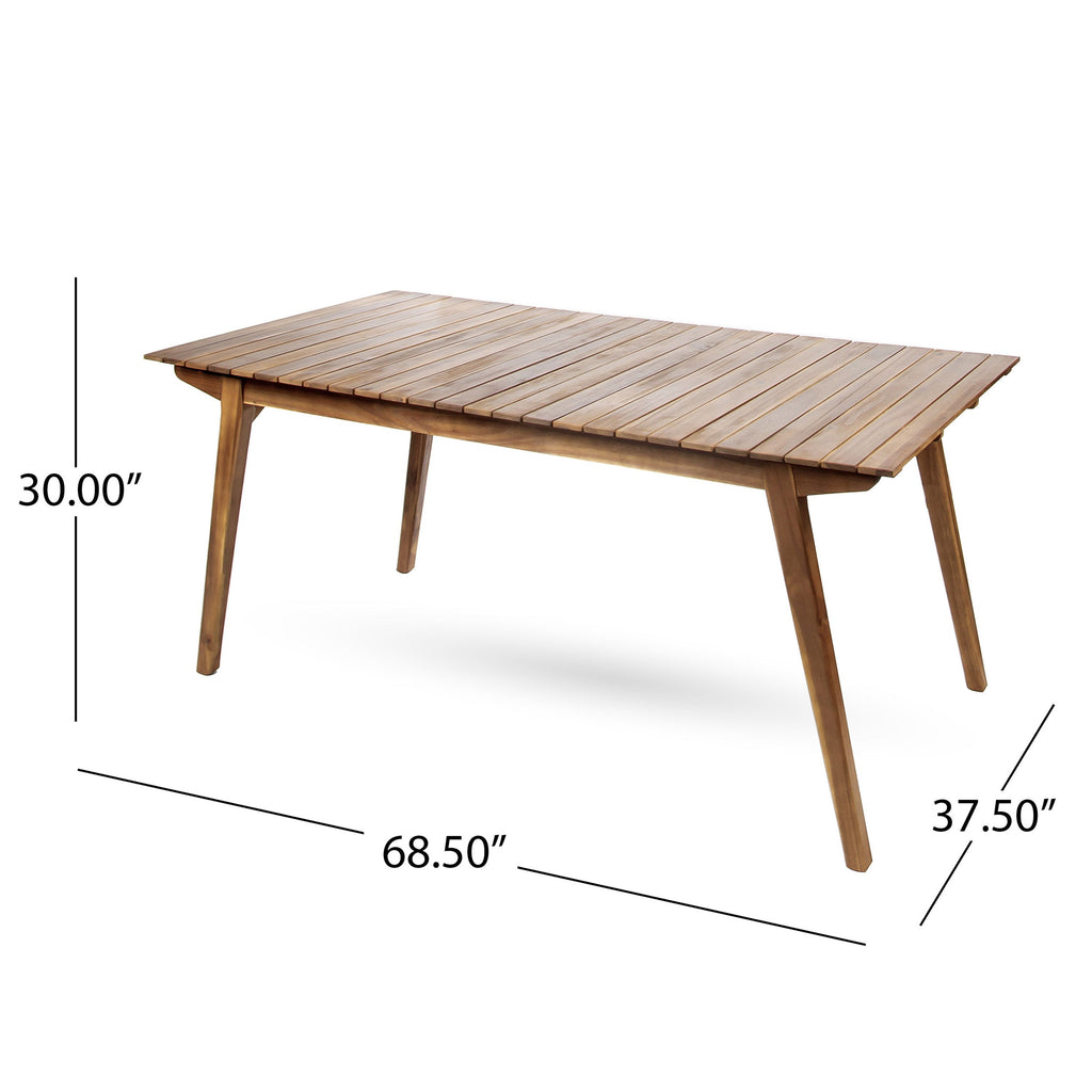 Yeah Depot - Outdoor 69'' Solid Wood Dining Table