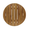Yeah Depot - Outdoor 16'' Acacia Wood Side Table, Teak Finish
