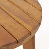 Yeah Depot - Outdoor 16'' Acacia Wood Side Table, Teak Finish
