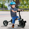 Yeah Depot - Qaba 3-Wheel Recreation Ride-On Toddler Tricycle With Bell Indoor / Outdoor - Black