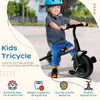 Yeah Depot - Qaba 3-Wheel Recreation Ride-On Toddler Tricycle With Bell Indoor / Outdoor - Black