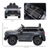 Yeah Depot - Aosom Chevrolet TAHOE Licensed Kids Ride on Car, 12V Battery Powered Kids Electric Car with Remote Control, Music, Lights, Horn, Suspension for 3-6 Years Old, Gray