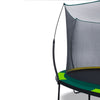 Yeah Depot - YC 14FT Recreational Trampolines with Enclosure for Kids and Adults with Patented Fiberglass Curved Poles Pumpkin -Green