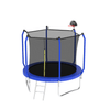 Yeah Depot - 8FT Trampoline with Basketball Hoop, ASTM Approved Reinforced Type Outdoor Trampoline with Enclosure Net