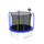 Yeah Depot - 8FT Trampoline with Basketball Hoop, ASTM Approved Reinforced Type Outdoor Trampoline with Enclosure Net