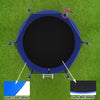 Yeah Depot - 8FT Trampoline with Basketball Hoop, ASTM Approved Reinforced Type Outdoor Trampoline with Enclosure Net