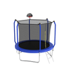 Yeah Depot - 8FT Trampoline with Basketball Hoop, ASTM Approved Reinforced Type Outdoor Trampoline with Enclosure Net