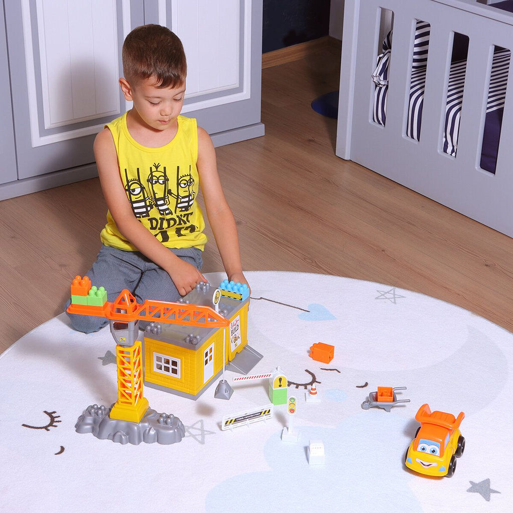 Sanal Magaza - Ogi Mogi Toys Construction Blocks & Crane 44 Pieces