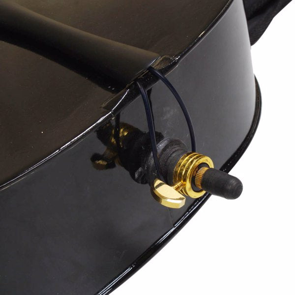 inQ Boutique - 4/4 Wood Cello Bag Bow Rosin Bridge Black (Old code:85409801)