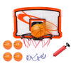 Eggracks by Global Phoenix - Indoor Mini Basketball Hoop Set Over Door Basketball Hoop with 4 Inflatable Balls Electric Audio Scorer Foldable Basket Gift for Kids and Adults
